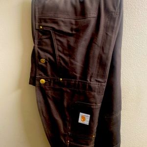 Carhartt Overall jumpsuit color is brown brand new
